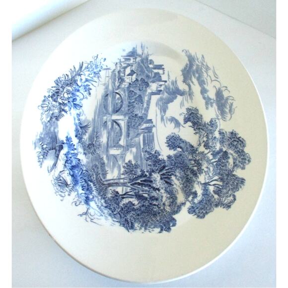 Wedgwood Countryside Blue & White Vintage Oval Serving Platter - Picture 3 of 5